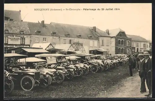 AK Rocquigny, St-Christophe, Pèlerinage du 25 Juillet 1914