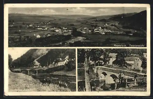 AK Pronsfeld, Totalansicht, Deutsches Zollamt