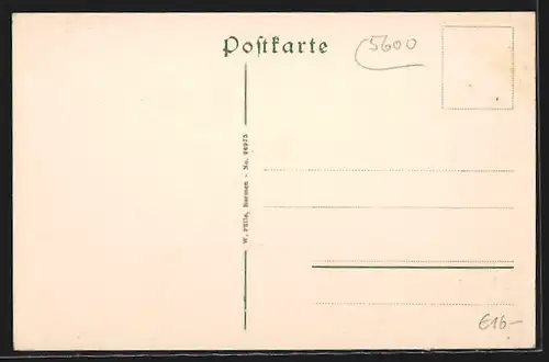 AK Elberfeld, Sieges-Allee am Zoolog. Garten