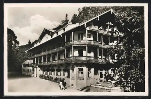 AK Kreuth, Partie am Hotel Raineralpe