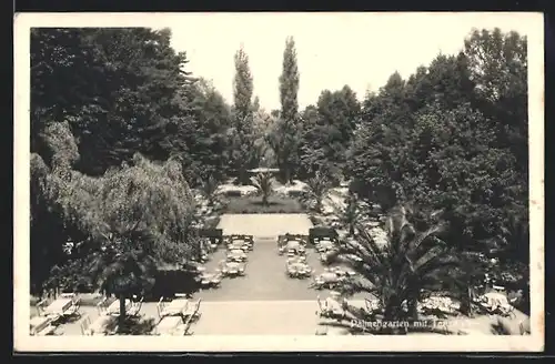 AK Görlitz, Palmengarten mit Tanzdiele