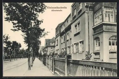 AK Dresden-Kleinzschachwitz, Häuser an der Albertstrasse