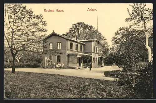 AK Hamburg-Horn, Rauhes Haus, Anker