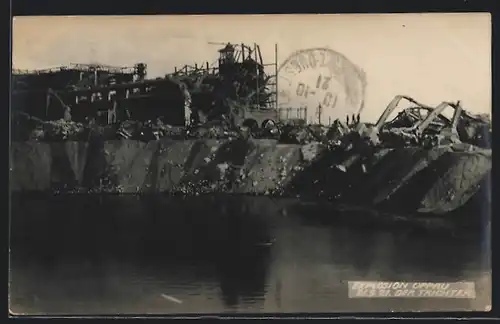 AK Oppau, Explosion am 21. 9. 1921, Der Trichter