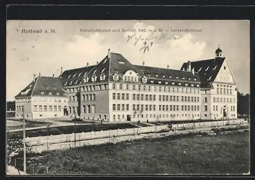 AK Rottweil a. N., Partie am Lehrer-Seminar