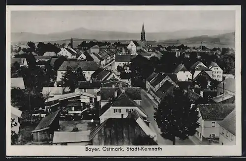 AK Kemnath i. Bayer. Ostmark, Ortsansicht aus der Vogelschau