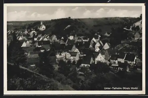 AK Unter-Talheim bei Horb, Ortsansicht mit Kirche