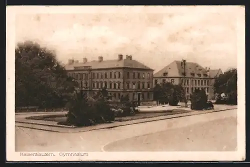 AK Kaiserslautern, Ansicht des Gymnasiums und der Oberrealschule