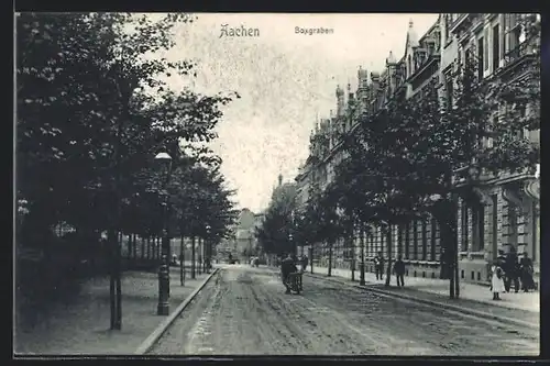 AK Aachen, Strasse am Boxgraben