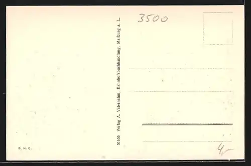 AK Kassel, Friedrich-Wilhelmsplatz mit Gebäudeansicht
