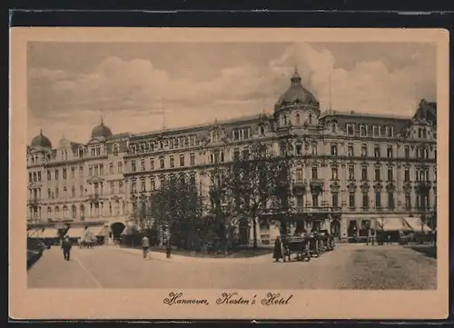 AK Hannover, Blick auf Kasten`s Hotel