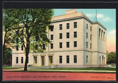 AK Cairo, IL, United States Post Office and Court House