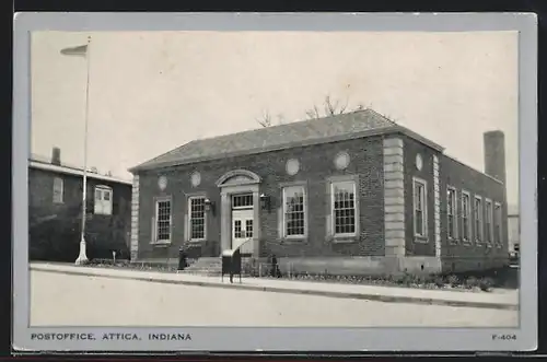 AK Attica, IN, United States Post Office