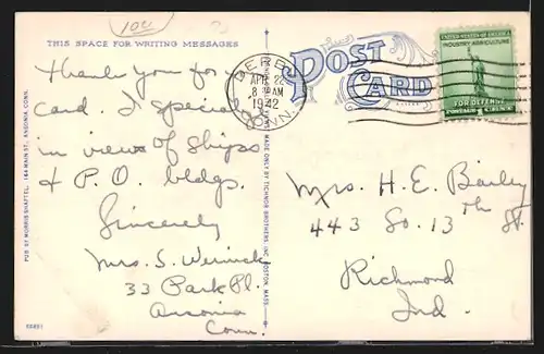 AK Ansonia, CT, United States Post Office