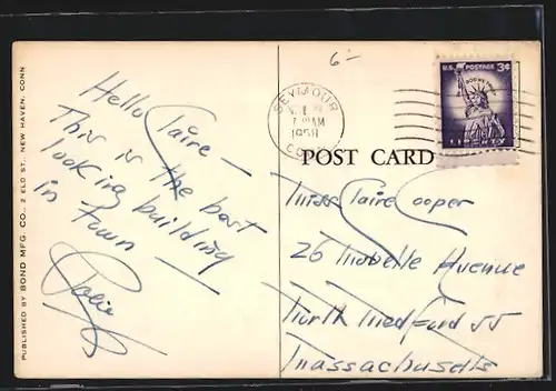 AK Seymour, CT, Post Office