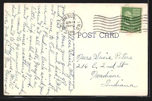 AK Columbus, IN, Federal Building and Post Office