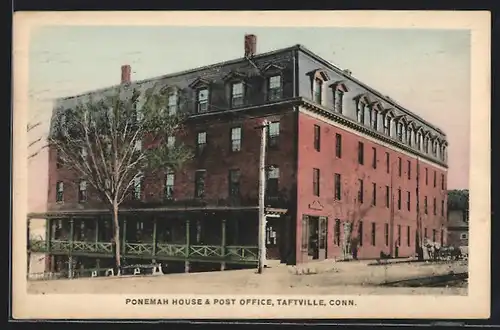 AK Taftville, CT, Ponemah House & Post Office