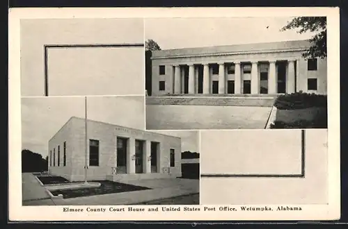 AK Wetumpka, Elmore County Court House and United States Post Office