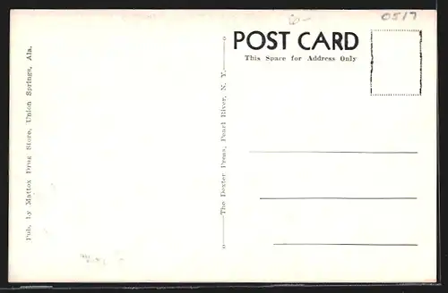 AK Union Springs, AL, United States Post Office