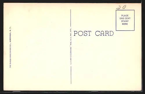 AK Hudson, NY, U. S. Post Office