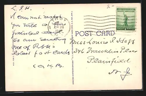 AK Rhinebeck, NY, Post Office