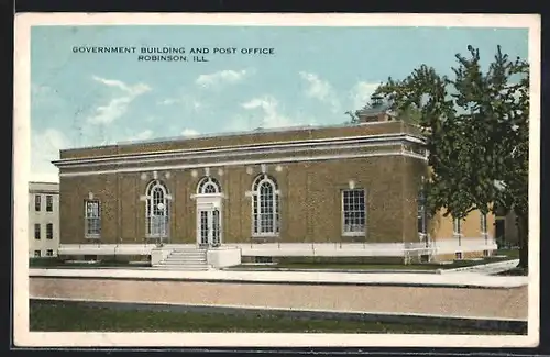 AK Robinson, IL, Government Building and Post Office