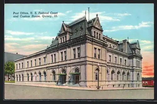 AK Quincy, IL, Post Office, U. S. Federal Court and Custom House