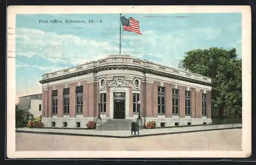 AK Belvidere, IL, Post Office