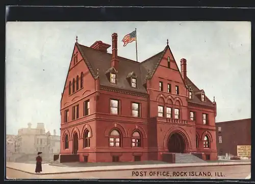 AK Rock Island, IL, Post Office