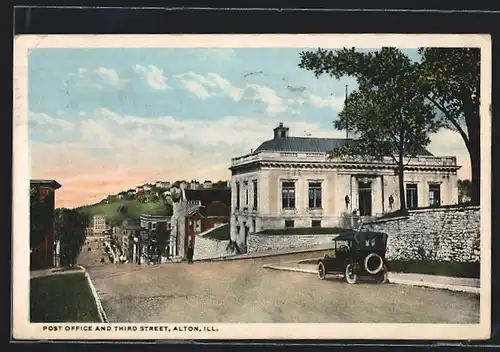 AK Alton, IL, Post Office and Third Street