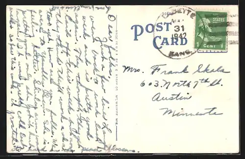 AK Parsons, KS, Post Office