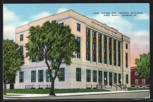 AK Fort Scott, KS, Post Office and Federal Building