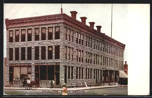 AK Moline, IL, Post Office