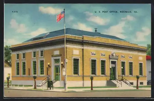 AK Rochelle, IL, U. S. Post Office