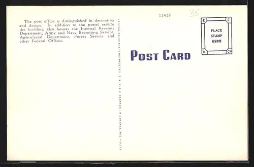 AK Hutchinson, KS, United States Post Office