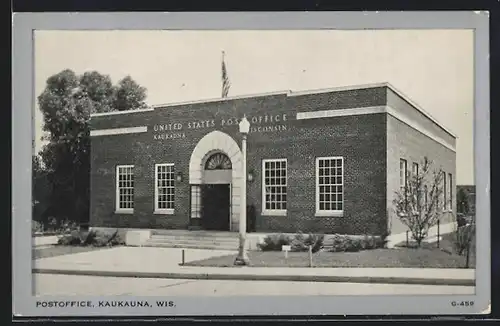 AK Kaukauna, WI, United States Post Office