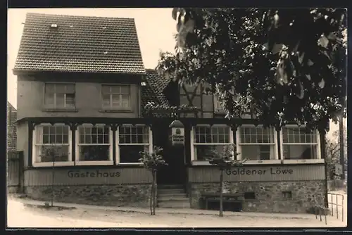 AK Neudorf / Ostharz, Gästehaus Goldener Löwe