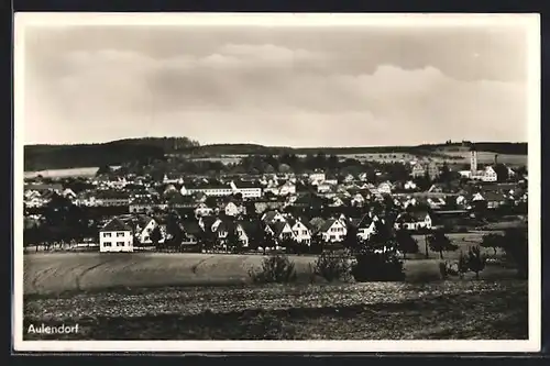 AK Aulendorf, Ortsansicht bei Tag