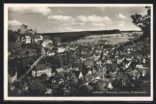 AK Altensteig /württbg. Schwarzwald, Ortsansicht bei Tag