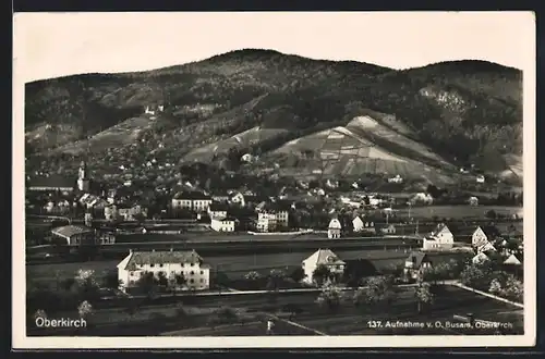 AK Oberkirch, Panoramablick auf den Ort