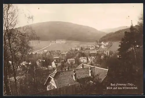 AK Ilmenau, Blick auf das Villenviertel