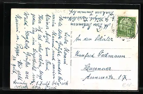 AK Hützel, Hotel Immenhof