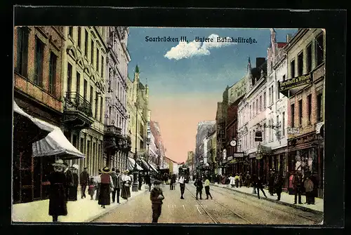 AK Saarbrücken, Untere Bahnhofstrasse