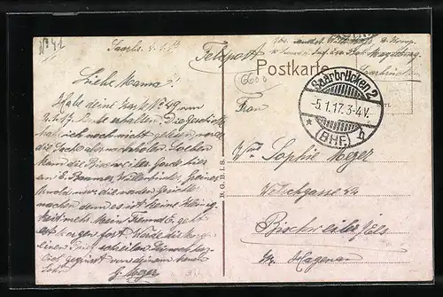 AK Saarbrücken, Untere Bahnhofstrasse