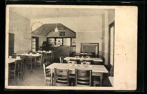 AK Heidelberg, Cafe-Restaurant Neue Krone, Brückenstrasse 2, Bierstüble