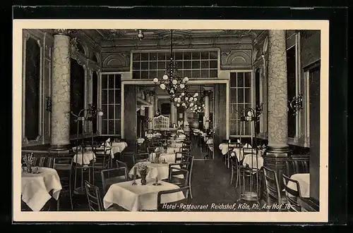 AK Köln, Hotel-Restraurant Reichshof, Am Hof 18