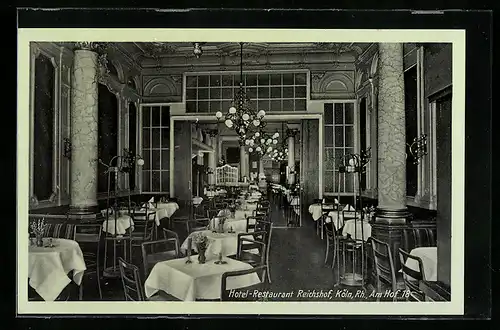 AK Köln, Hotel-Restraurant Reichshof, Am Hof 18