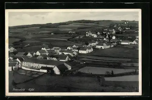 AK Pronsfeld, Gesamtansicht vom Flugzeug aus