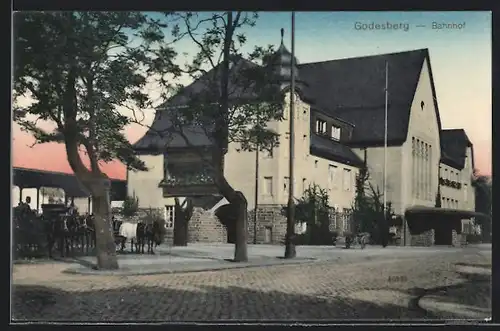 AK Godesberg, Blick auf den Bahnhof