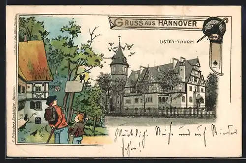 Lithographie Hannover, Lister-Thurm